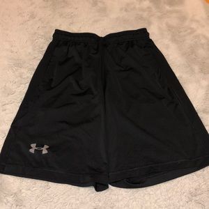 Black basketball shorts
